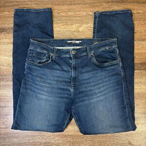 Mavi Matt Relaxed Straight Leg Mens Jeans Size 36/34